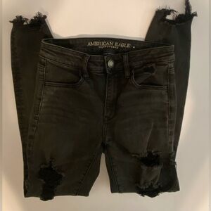 Black Super Stretch American Eagle Jeans